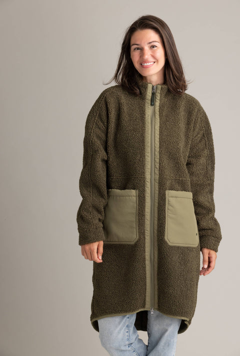 Women's Cori Boucle Long Coat