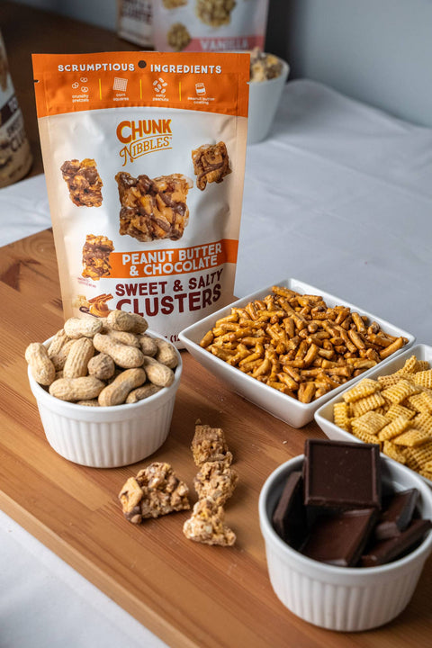 Peanut Butter Chocolate Chunk Nibbles 4.25oz Pouch