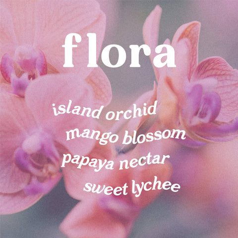Flora 9 oz. Hue Candle (Wild Orchid)