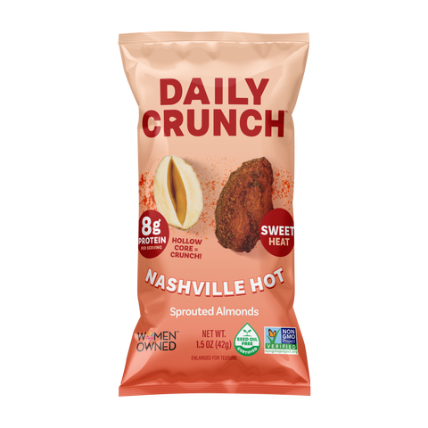 Nashville Hot Sprouted Almonds, 1.5oz Single Serve