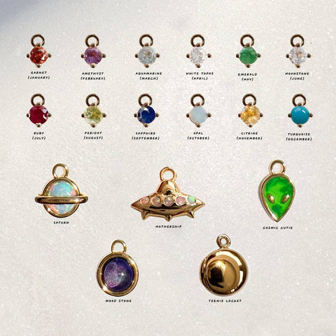 Dainty Letters & Shapes Charms (for charm bar!)