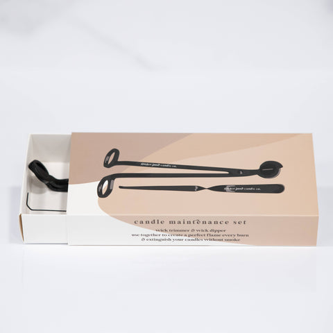Candle Maintenance Set | Black