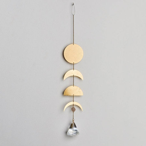 Suncatcher- Moon Phase/Moonstone