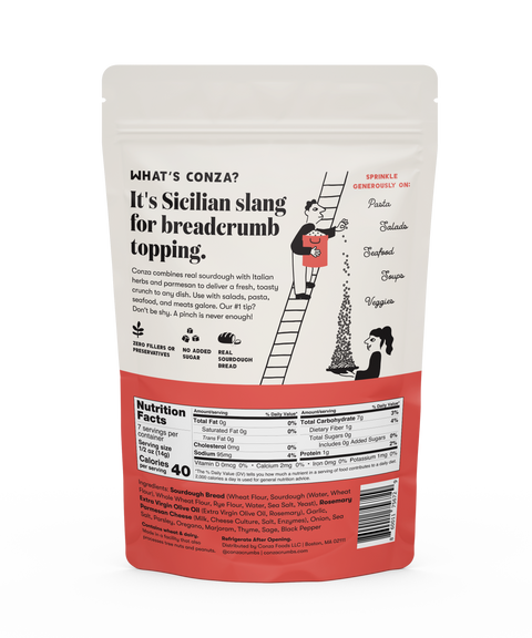 Italian Herb & Parmesan - Sourdough Crunch Breadcrumb -3.6oz