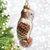 Classic Barn Owl Glass Christmas Ornament