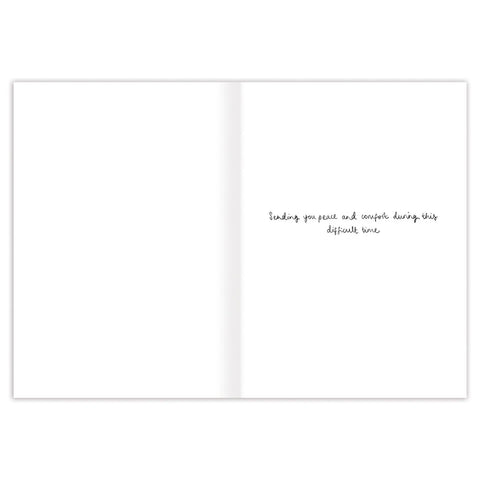 Snowdrops Sympathy Card