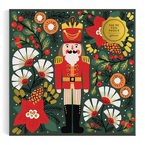 Merry Nutcracker 500 Piece Foil Puzzle