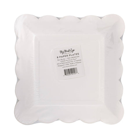 Red Bow Border Plate