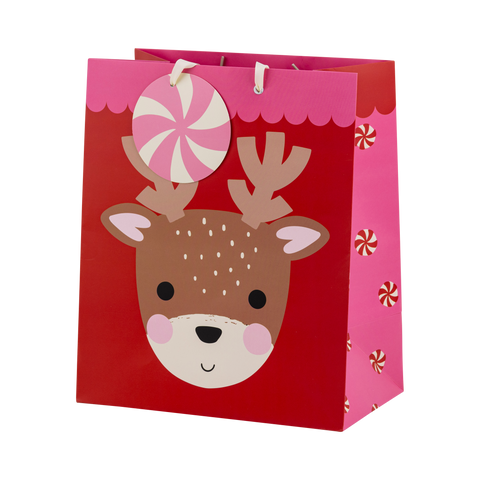 Reindeer Medium Gift Bag Set of 3