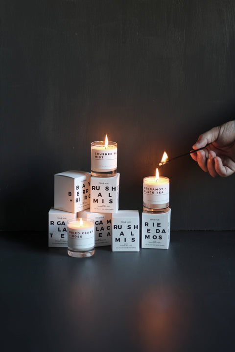 Dried Cedar + Moss Mini Candle