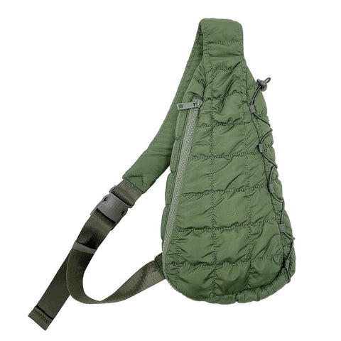 Quilted Stylish Lightweight Puffer Sling Bag