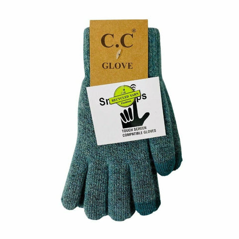 Soft Knit C.C Gloves | Heather Moss