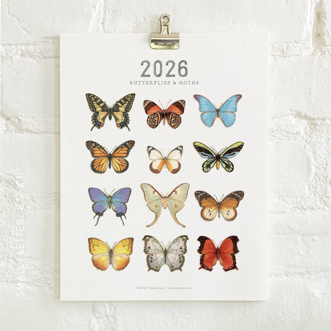 2026 Calendars: Butterflies & Moths