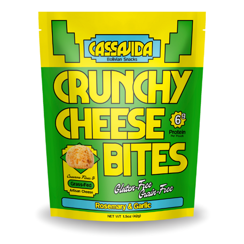 Cassavida Cheese Bites – Rosemary Garlic Gluten-Free Snack