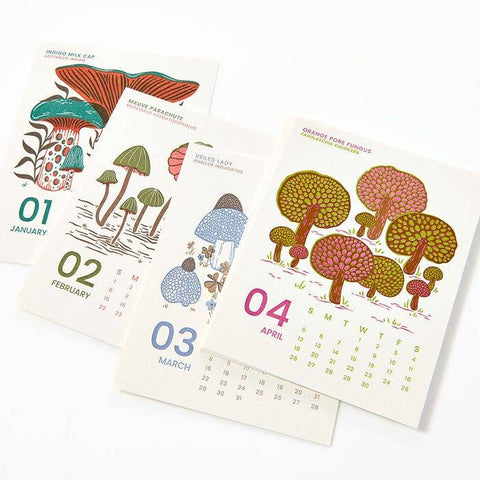 2026 Paper Source Mushroom Letterpress Desk Easel