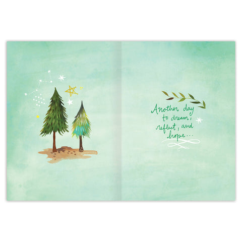Night Sky Paint The Stars Encouragement Card