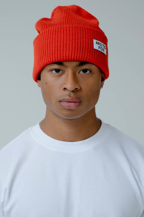 Recycled Bottle Beanie - Sunkissed Coral