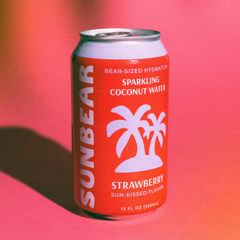 Strawberry Sparkling Coconut Water