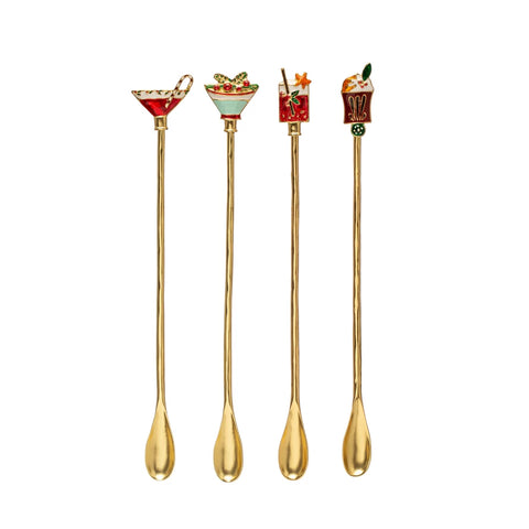 Holiday Cocktail Spoons