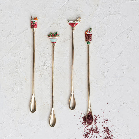 Holiday Cocktail Spoons