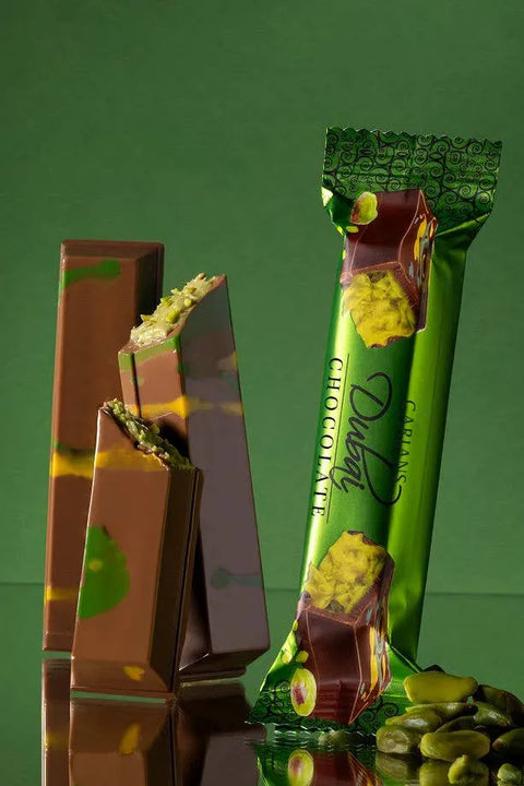Carian Dubai Chocolate Bar Pistachio Viral Knafeh Chocolate
