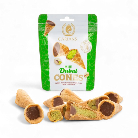 Dubai Chocolate Mini Cones