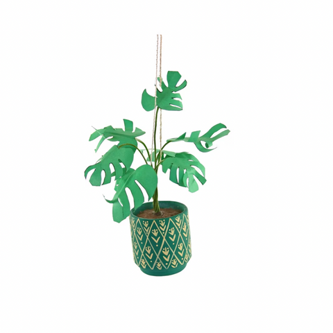 Monstera Plant Ornament