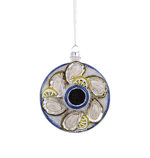 Plated Oyster Ornament