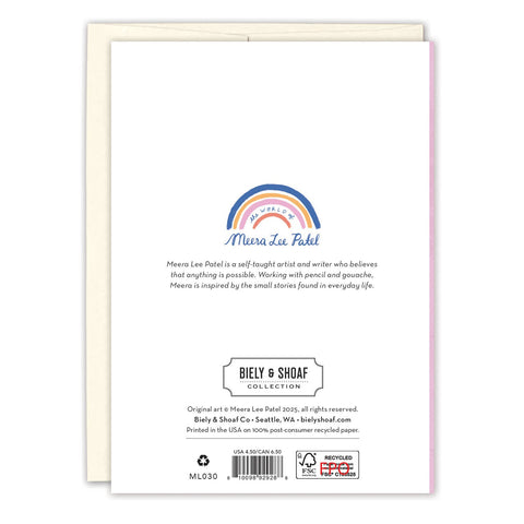 Floral Cake Wedding Card