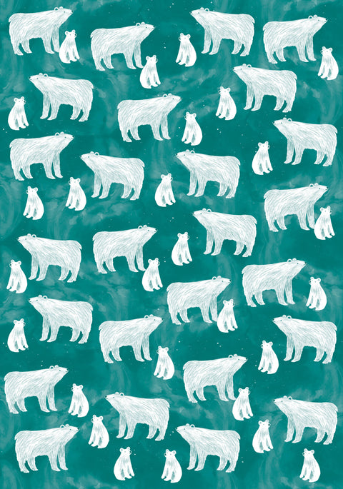 Northern Lights Christmas wrap single