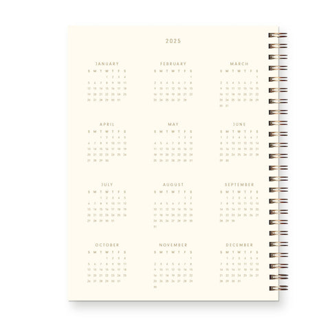 2025 Retro Dated Weekly Planner : Calendar Year