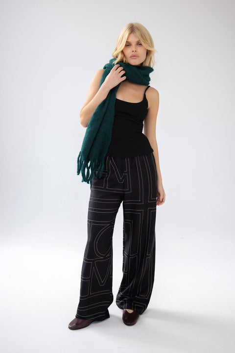 The Reykjavik Scarf 100% Recycled | Dark Forest