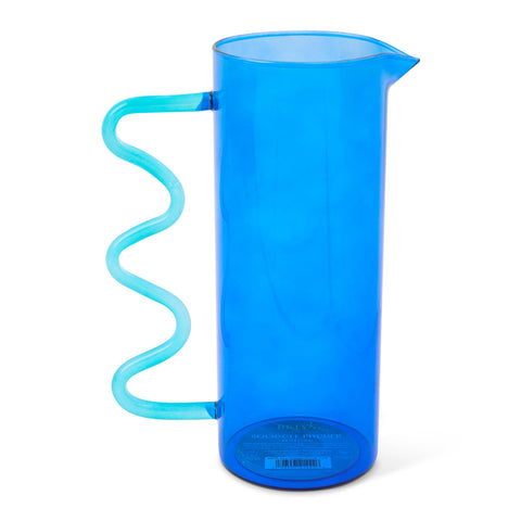 44oz Squiggle Pitcher Blue