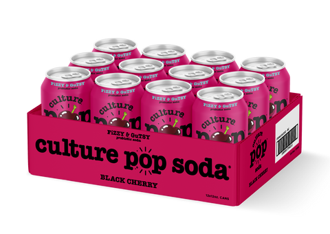 Black Cherry Culture Pop Soda