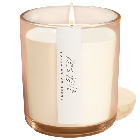 Hello Fall 12 oz Candle - Fall Decor and Gifts