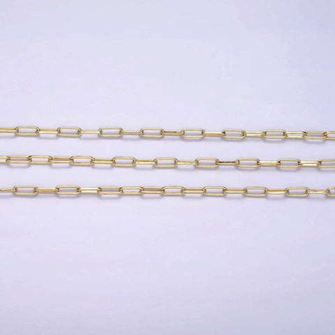 20"Paperclip Layering Chain Necklace