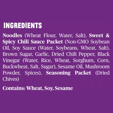 Sweet + Spicy Noodles
