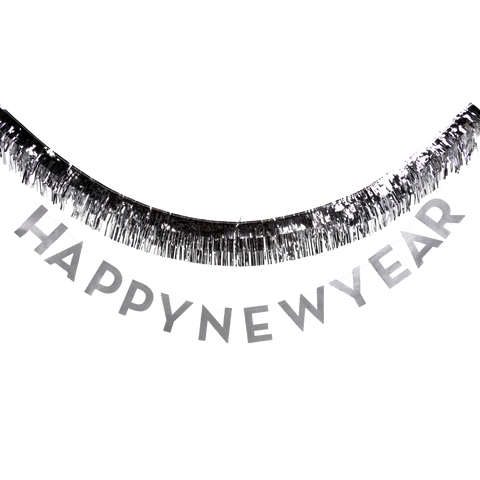 Happy New Year Fringed Banner