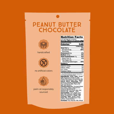 Peanut Butter Chocolate Chunk Nibbles 4.25oz Pouch