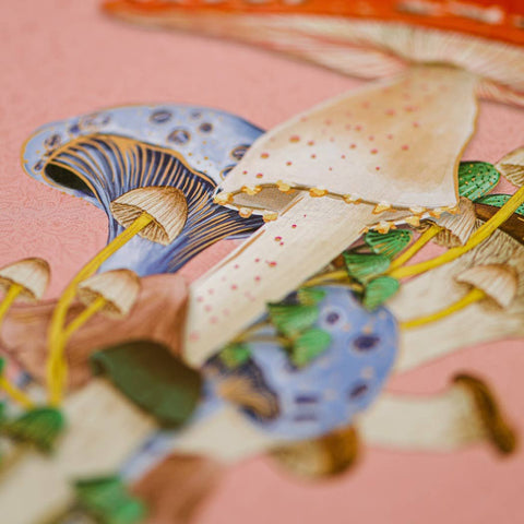 Enchanted Mushroom Cameo 500-Piece Puzzle