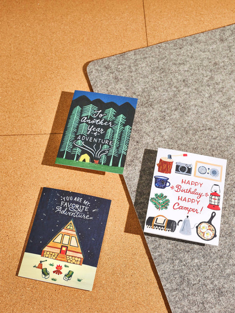 Happy Camper Birthday Card