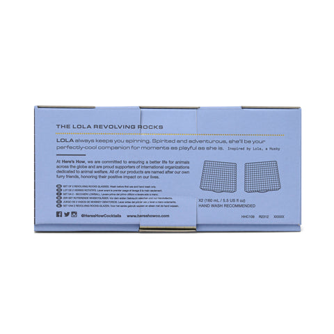 The Lola Rocks Glass - Set Of 2