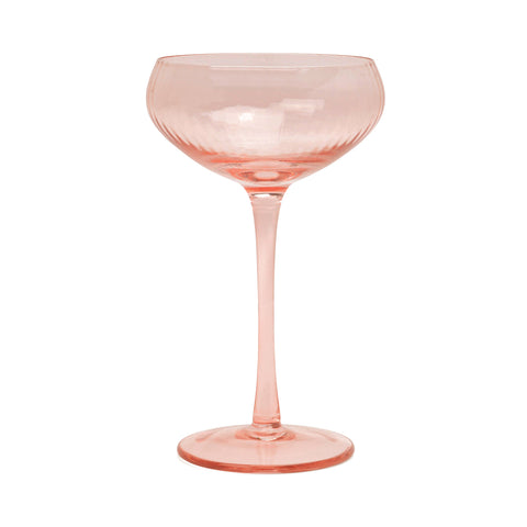 The Lou Coupe Glass - Blush, Set Of 2
