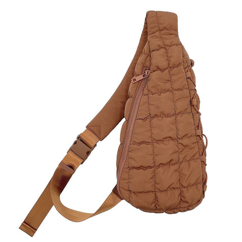 Quilted Stylish Lightweight Puffer Sling Bag