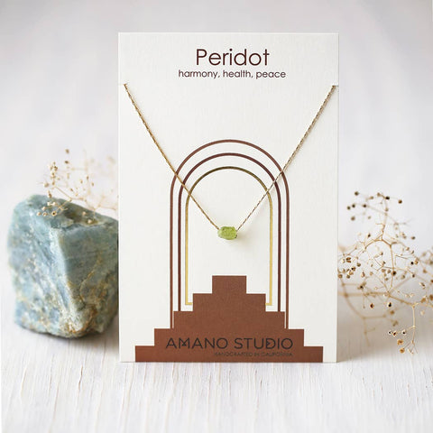 Healing Stones Peridot Necklace