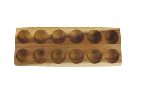 Acacia Egg Holder, Dozen