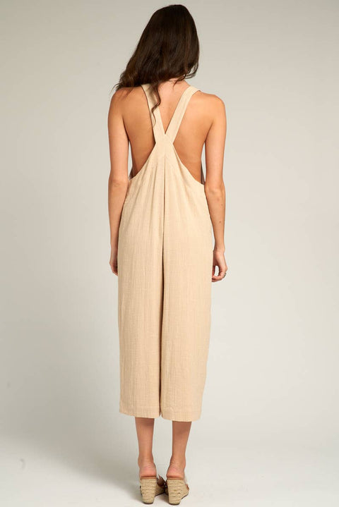 Sleeveless Jumpsuit | Sage Green