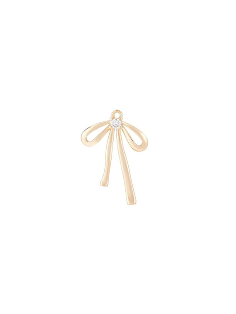 Gold Coquette Bow Charm