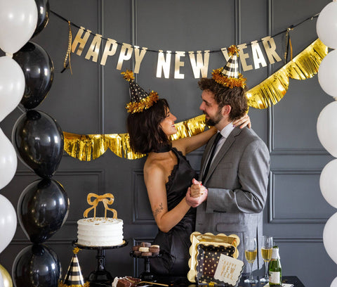 Happy New Year Banner Set