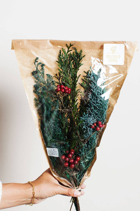 Preserved Christmas Swag Bouquet